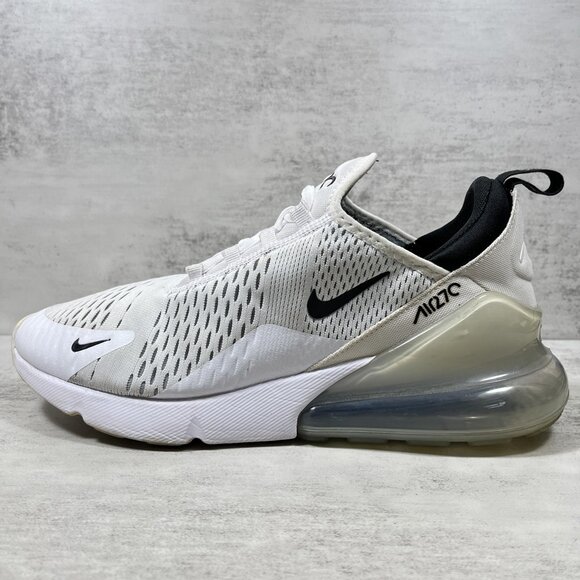 Nike Air Max 270 Running Shoes - Men's Size 10 - White - Picture 1 of 10